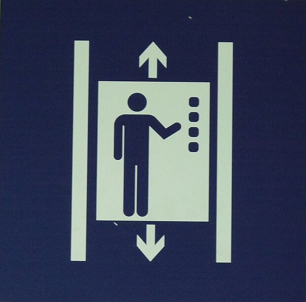 Fahrstuhl Piktogramm