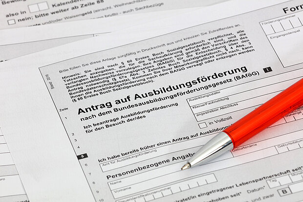 Antrag auf Ausbildungsförderung